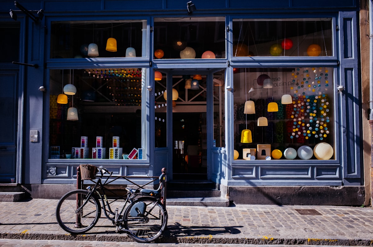 Independent business storefront