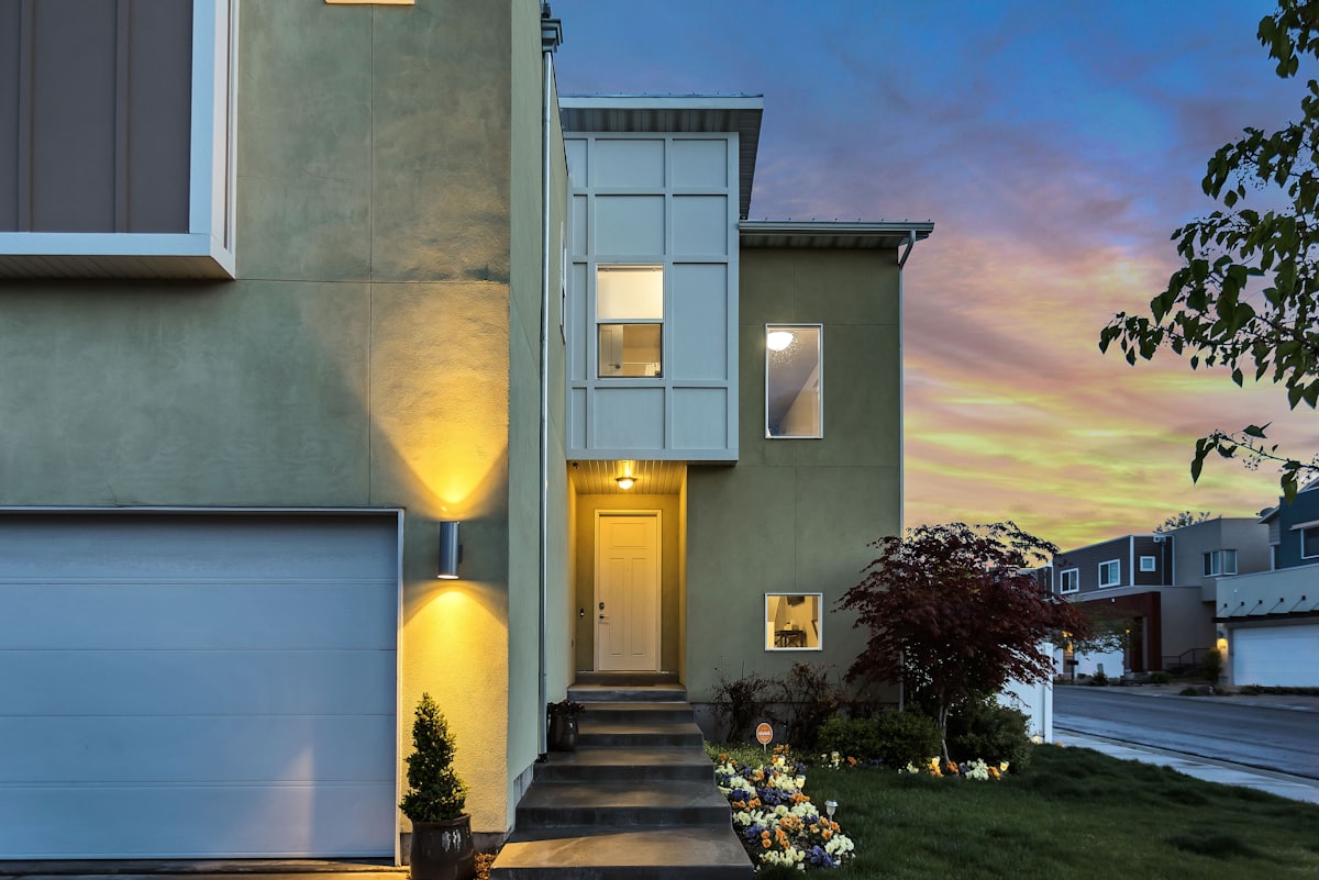 Hillside custom home