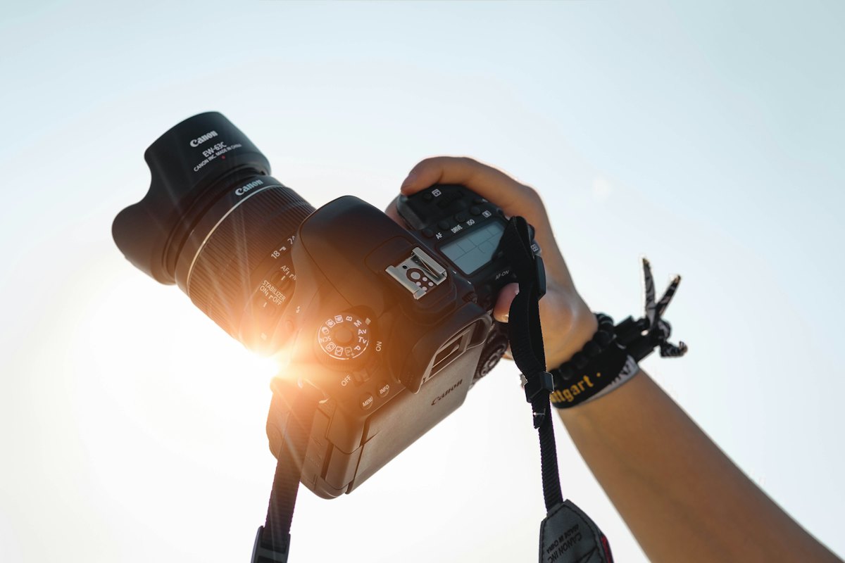 Behind the lens